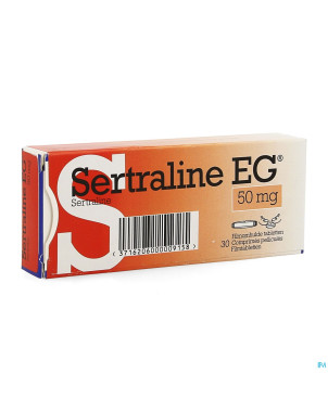 Sertraline eg  50mg pi pharma comp pell  30 pip