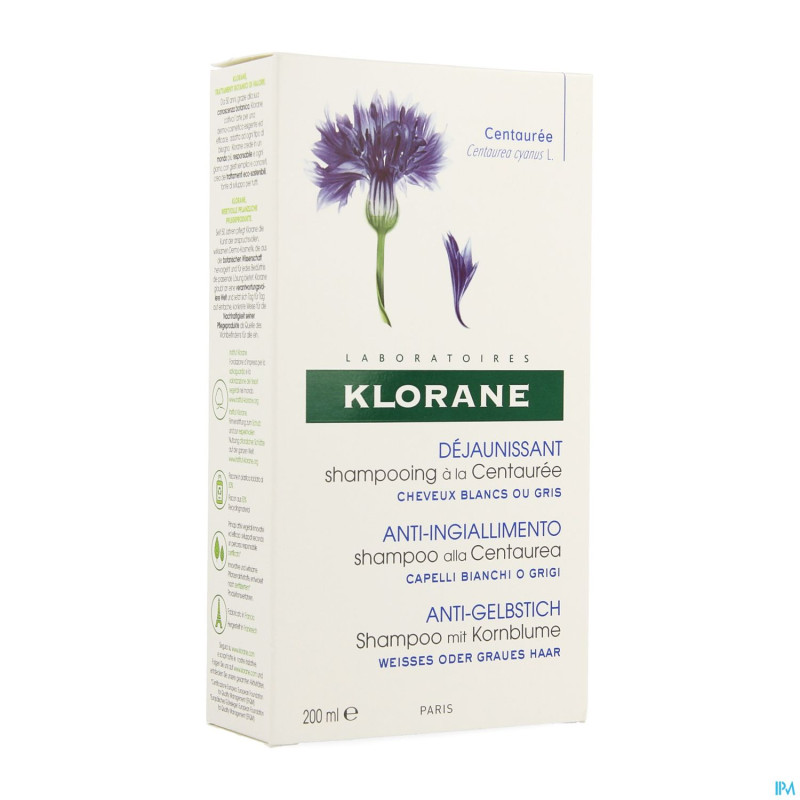 Klorane capil. sh centauree    fl 400ml