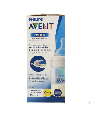 Philips avent a/colic biberon    125ml