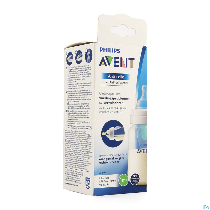 Philips avent a/colic biberon 260ml    scf813/14