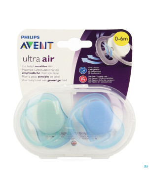 Philips avent sucette +0m 2 air boy    scf244/20