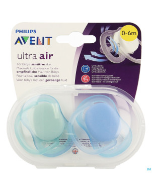 Philips avent sucette +0m 2 air boy    scf244/20