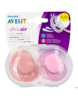 Philips avent sucette +0m 2 air mix    scf244/21