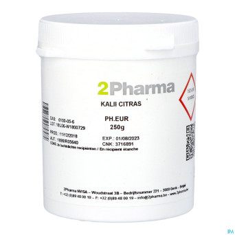 Citrate potassium 250g 2pharma