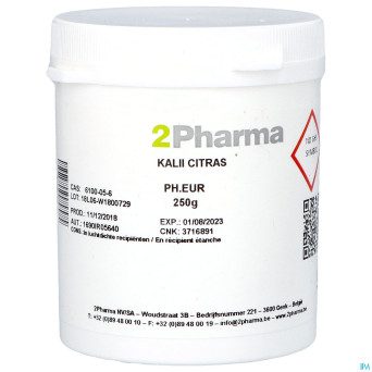 Citrate potassium 250g 2pharma