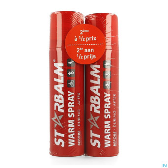 Star balm warm spray duo 2x150ml