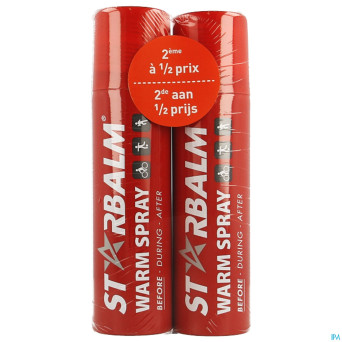 Star balm warm spray duo 2x150ml