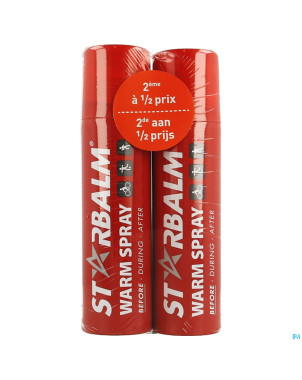 Star balm warm spray duo 2x150ml