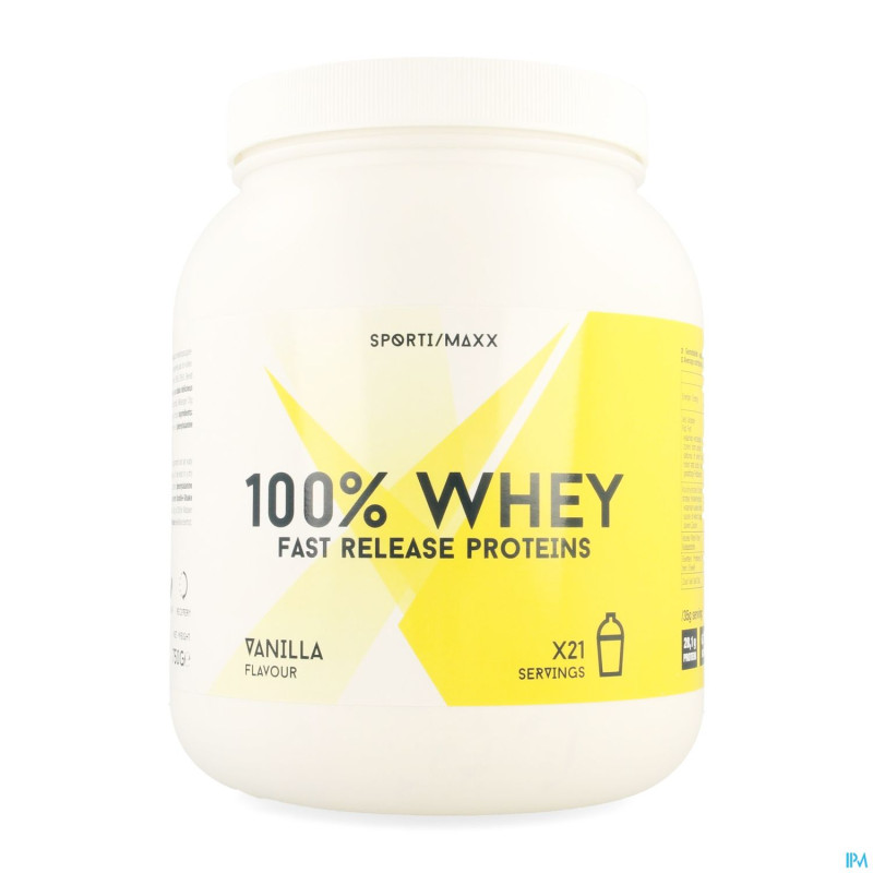 Sportimaxx 100% whey vanille   750g