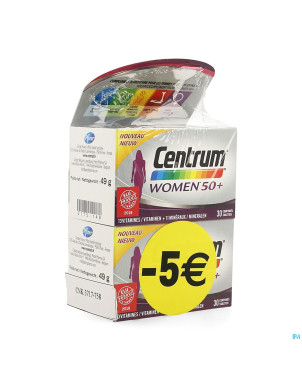 Centrum women 50+ duopack    comp  2x30 -5