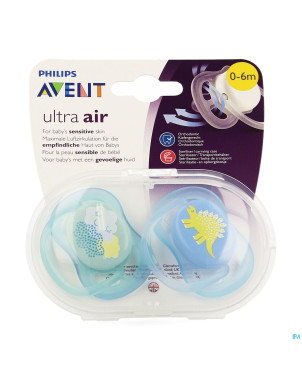 Philips avent sucette +0m air boy deco   scf344/20