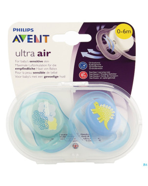 Philips avent sucette +0m air boy deco   scf344/20