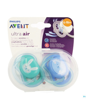 Philips avent sucette +6m air mix    scf344/23