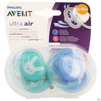 Philips avent sucette +6m air mix    scf344/23
