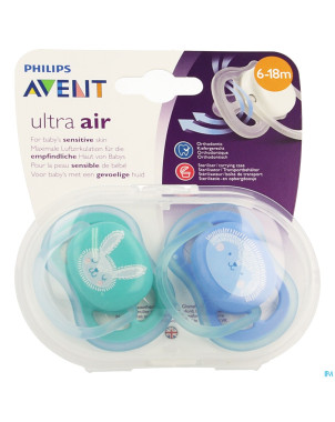 Philips avent sucette +6m air mix    scf344/23