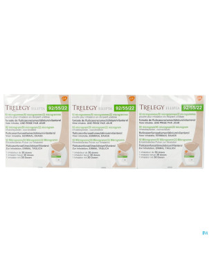 Trelegy ellipta 92mcg/55mcg/22mcg pdr inhal 90dose