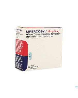 Lipercosyl 10mg/ 5mg caps dur 90