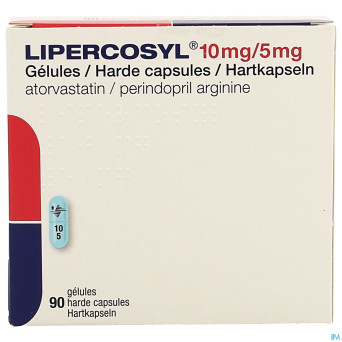 Lipercosyl 10mg/ 5mg caps dur 90