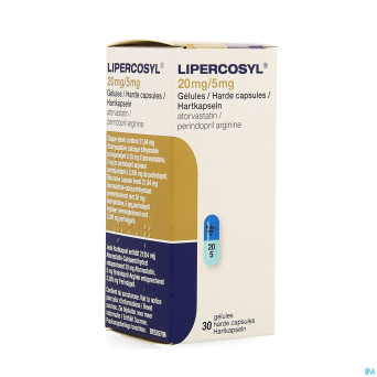 Lipercosyl 20mg/ 5mg caps dur 30
