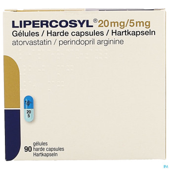Lipercosyl 20mg/ 5mg caps dur 90