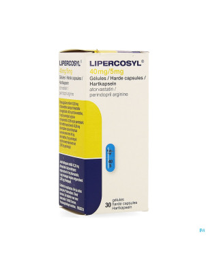 Lipercosyl 40mg/ 5mg caps dur 30