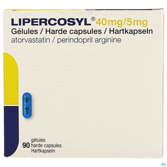 Lipercosyl 40mg/ 5mg caps dur 90