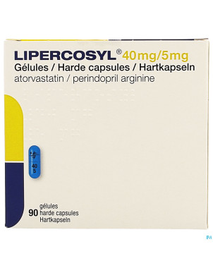 Lipercosyl 40mg/ 5mg caps dur 90