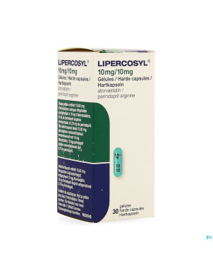Lipercosyl 10mg/10mg caps dur 30