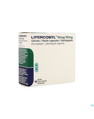 Lipercosyl 10mg/10mg caps dur 90