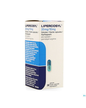 Lipercosyl 20mg/10mg caps dur 30