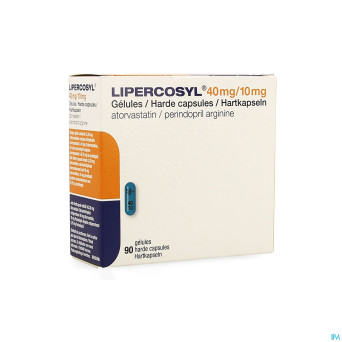 Lipercosyl 40mg/10mg caps dur 90
