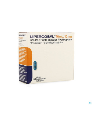 Lipercosyl 40mg/10mg caps dur 90