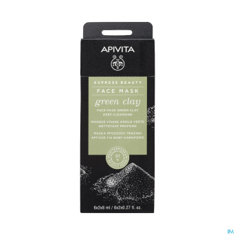 Apivita express beauty masque argile verte
