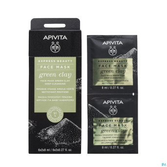 Apivita express beauty masque argile verte