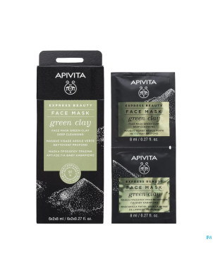 Apivita express beauty masque argile verte