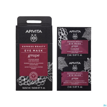 Apivita express beauty masque yeux raisin