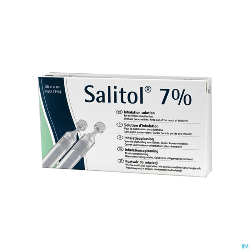 Salitol 7% steriel    amp 60x4ml