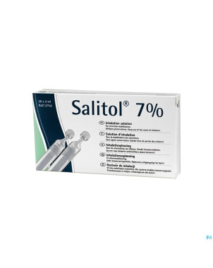 Salitol 7% steriel    amp 60x4ml