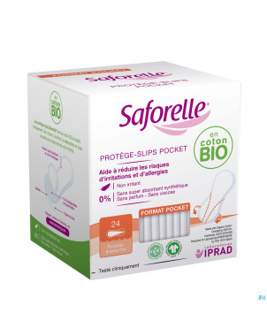 Saforelle protege slips format pocket    24
