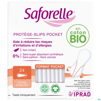 Saforelle protege slips format pocket    24