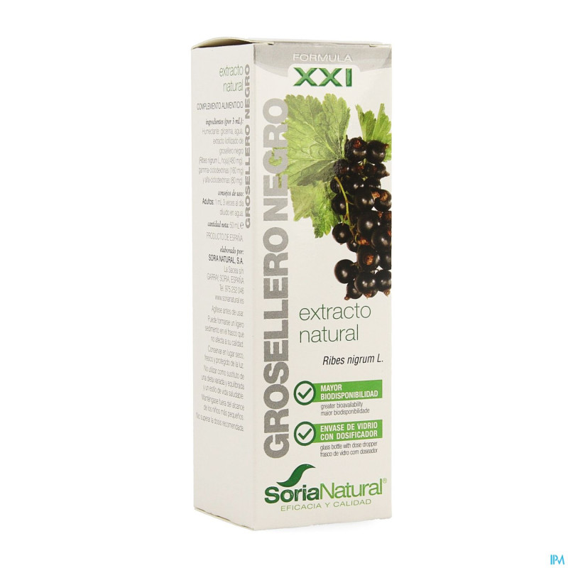 Soria ribes nigrum xxi    extr.fl. 50ml