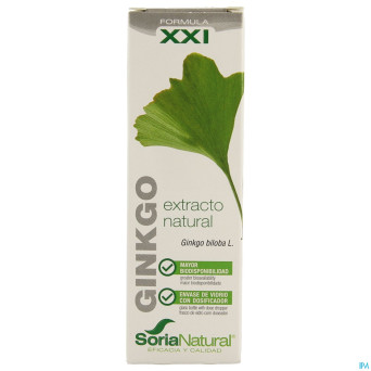 Soria ginkgo biloba xxi    extr.fl. 50ml
