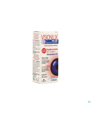 Visionlux plus gouttes yeux fl 1 x 10ml