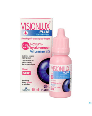 Visionlux plus gouttes yeux fl 1 x 10ml
