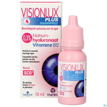 Visionlux plus gouttes yeux fl 1 x 10ml