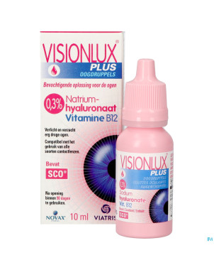 Visionlux plus gouttes yeux fl 1 x 10ml