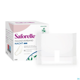 Saforelle serviettes hygieniques nuit    10
