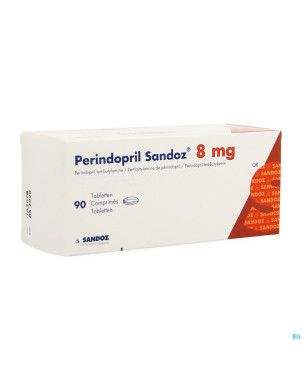 Perindopril sandoz 8mg impexeco comp  90 x 8mg pip