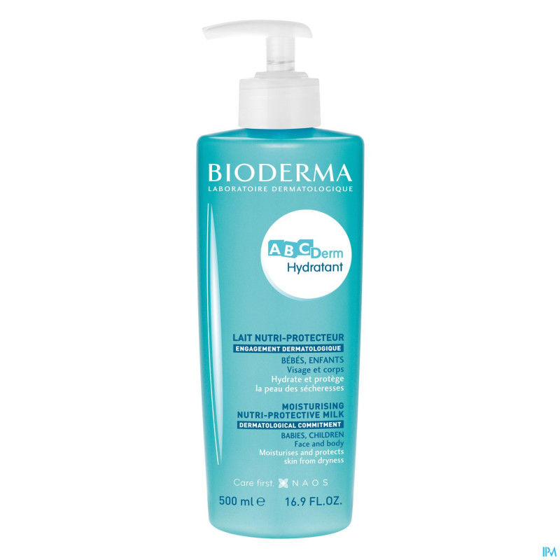 Bioderma abcderm lait hydratant    500ml