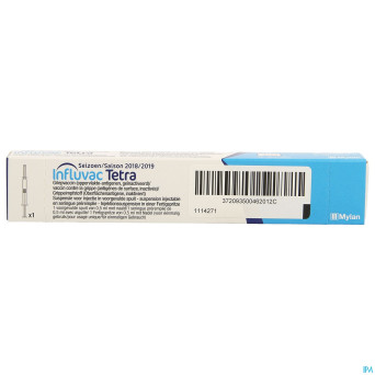 Influvac tetra susp inj ser prerempl. 1x0,5ml 2018